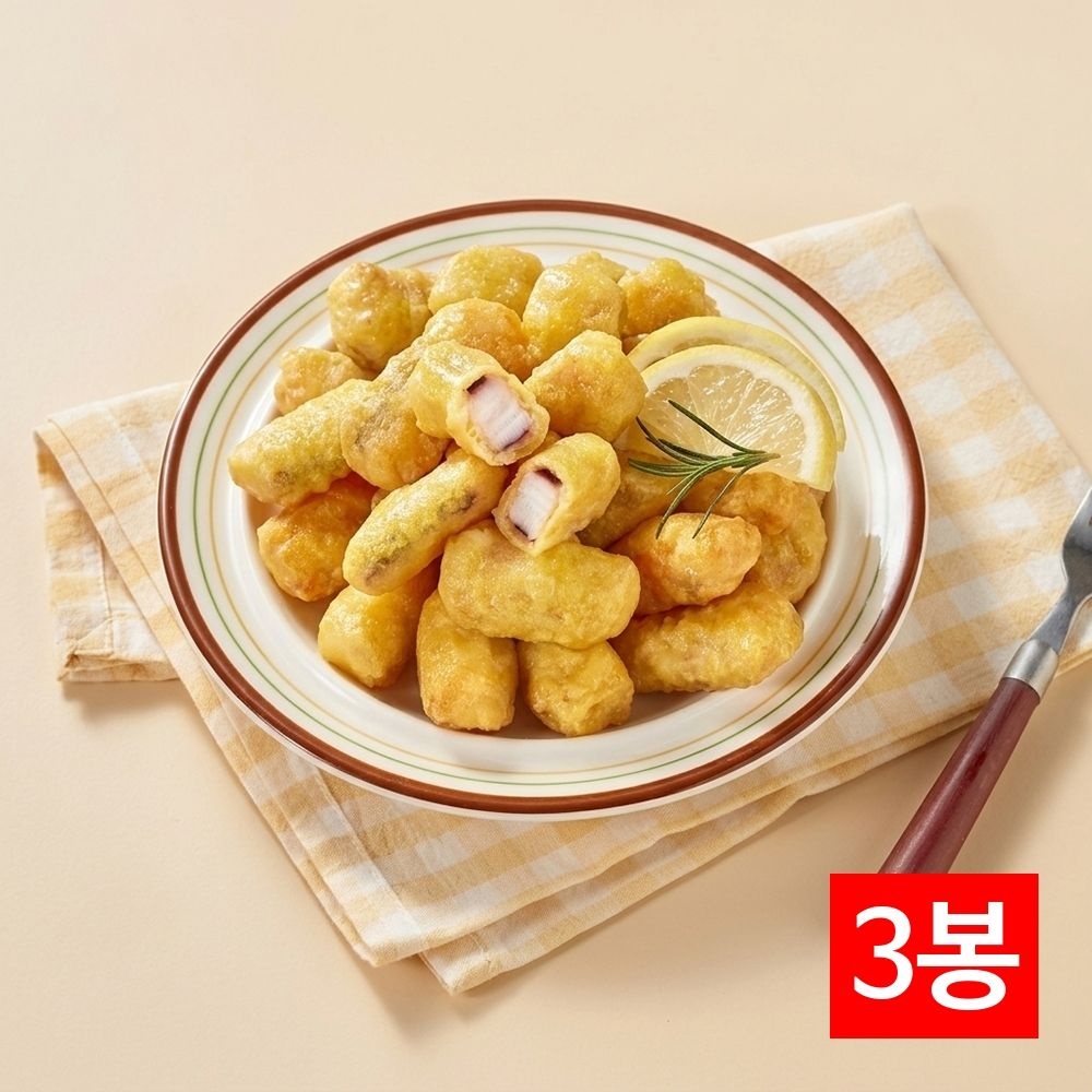 사옹원 한입 바삭 오징어튀김 1kg X 3봉