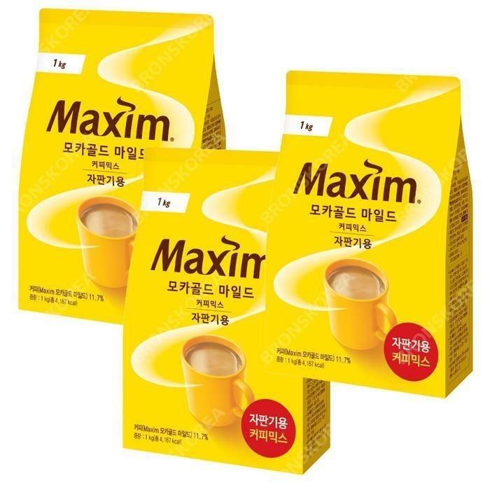 (현대Hmall) 동서 맥심 모카골드 마일드 커피믹스 1kg X 3개 자판기용