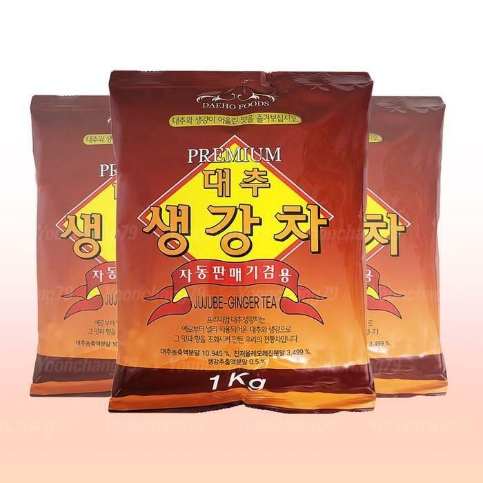 (현대Hmall) 대호 대추생강차 1kg x 3개/자판기 국산차 믹스