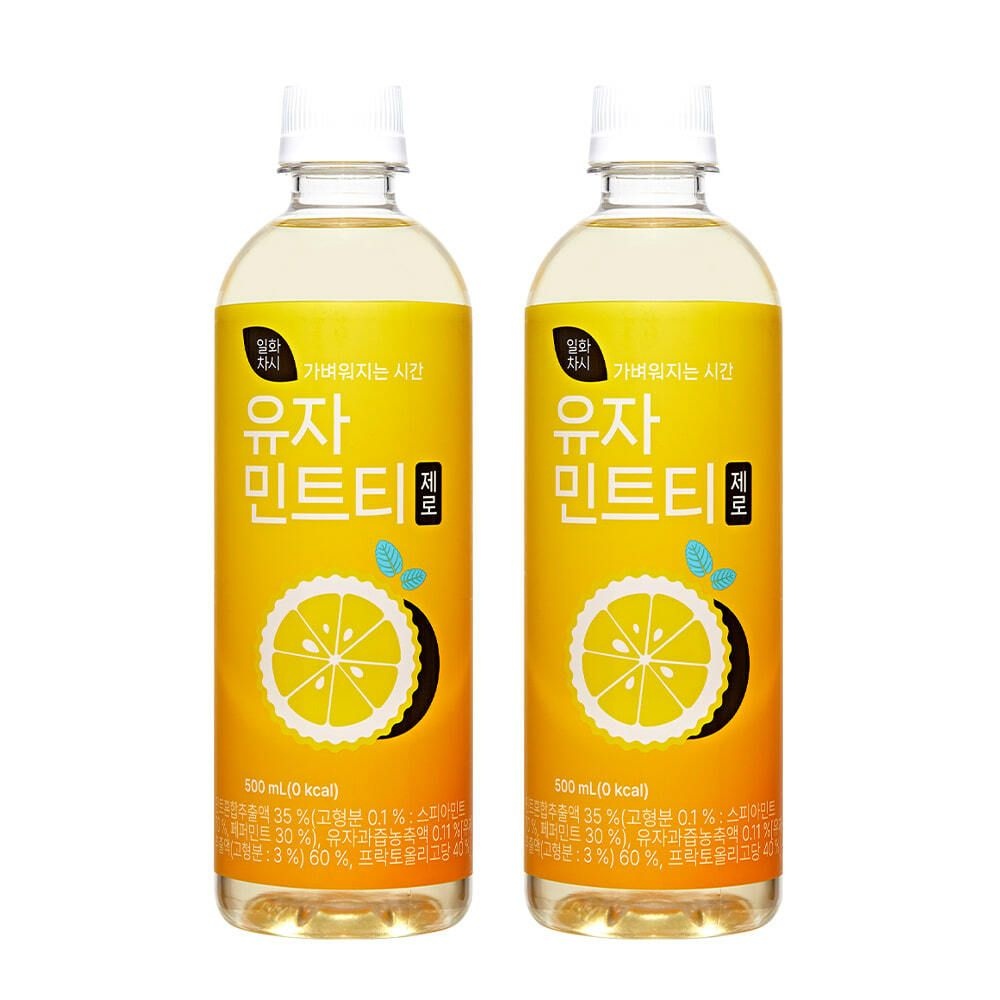 일화 (현대Hmall) 일화차시 유자민트티 제로 500ml x 20pet