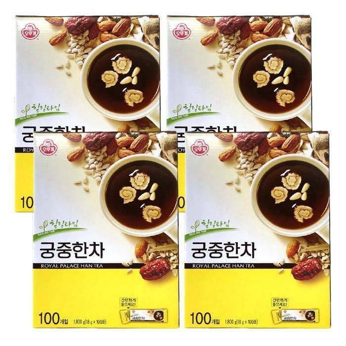 (현대Hmall) 오뚜기 힐링타임 궁중한차 100T x4개/율무차 잣