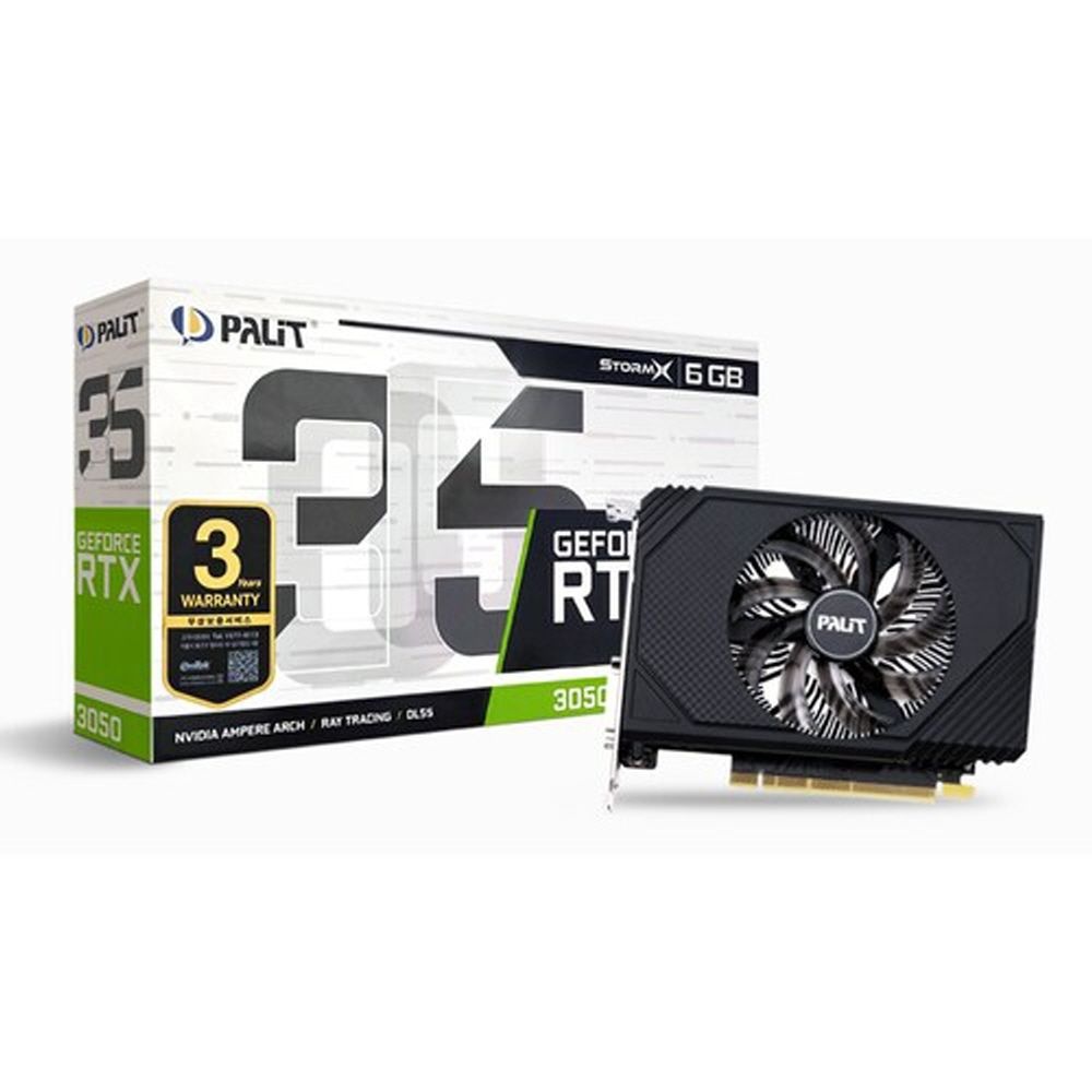 이엠텍 PALIT 지포스 RTX 3050 STORM X D6 6GB 이엠텍 /N