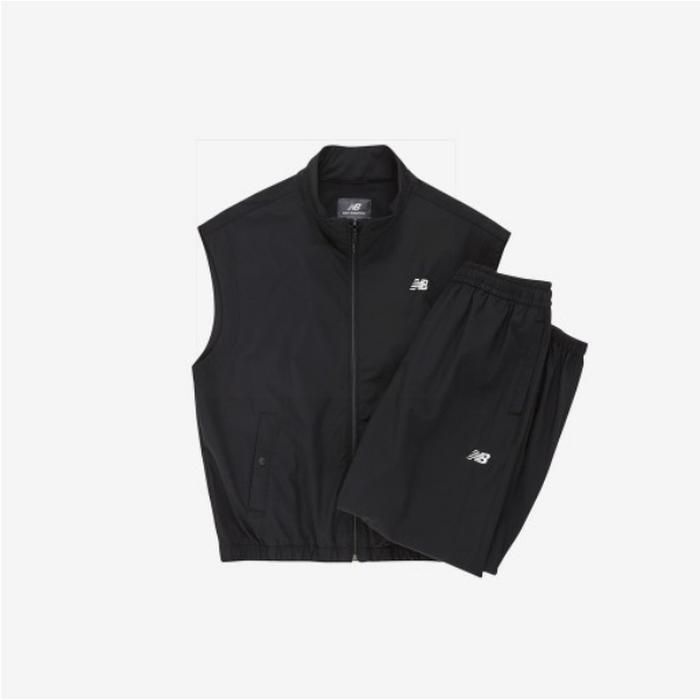 뉴발란스키즈 EXCLUSIVE_베스트 우븐 팬츠 세트 NK9YGB218U_(19)Black