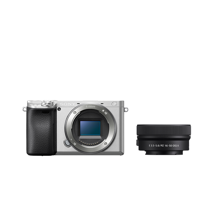 소니 소니 ILCE-6400K 16-50 파워줌 렌즈 포함 / A6400 실버