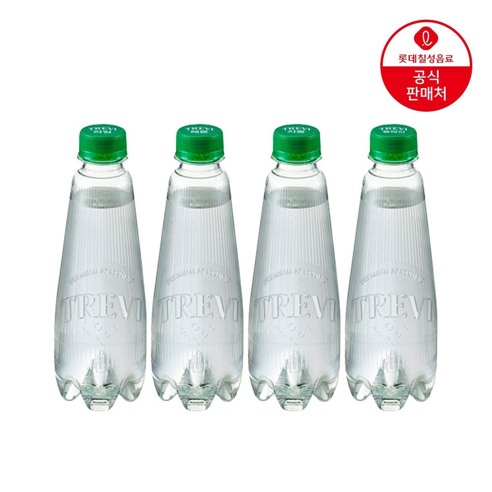 롯데칠성 (현대Hmall) 롯데칠성 트레비 무라벨 350ml x 20개 (라임/레몬/자몽/플레인)