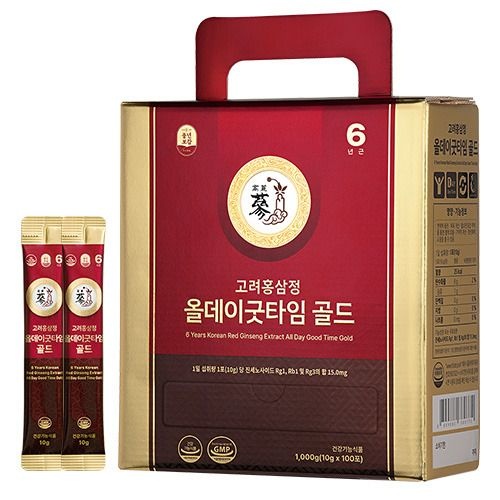 풍년보감 (현대Hmall) 진세노사이드 15mg 풍년보감 6년근 고려홍삼정 올데이굿타임 골드 홍삼스틱 100포 지함