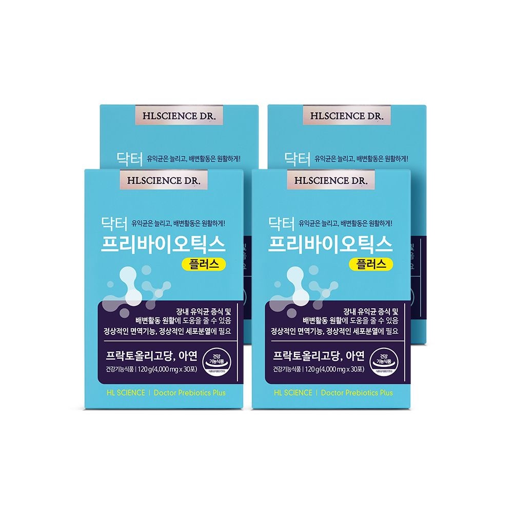 (현대Hmall) 닥터 프리바이오틱스 플러스 유산균 4박스 (4개월분)