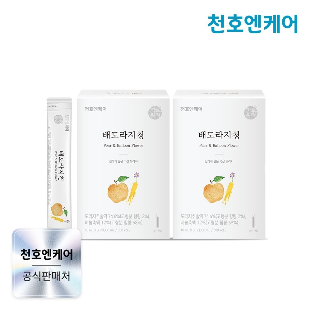 (현대Hmall) [천호엔케어] 배도라지청 10ml 30포 2박스