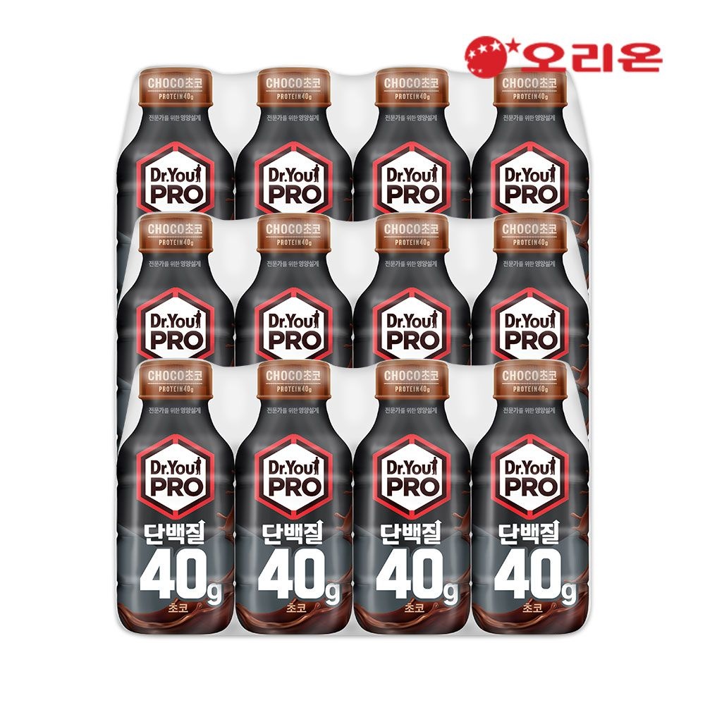 오리온 (현대Hmall) 오리온 닥터유프로 단백질드링크 40g 초코(350ml) x 12팩