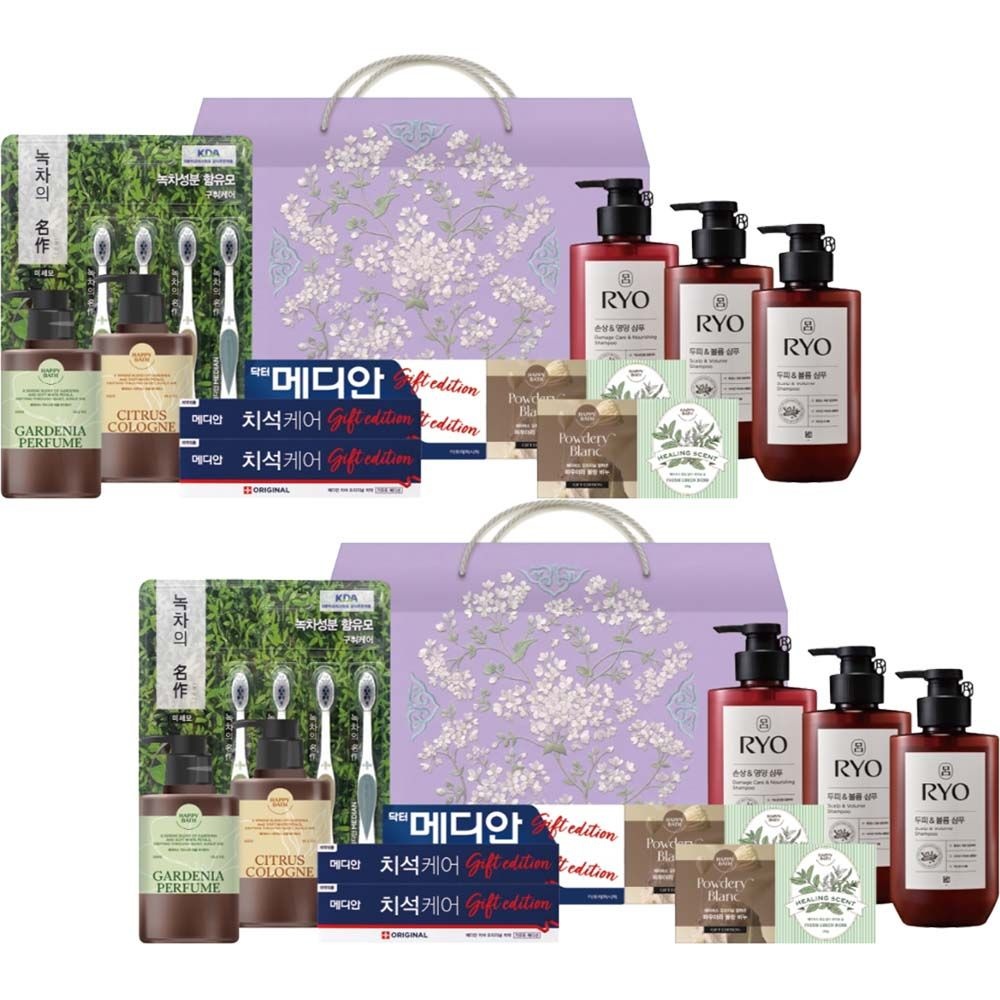 아모레퍼시픽 드림3호 x2개(한박스)/생활용품 선물세트 샴푸 바디워시 치약 비누 칫솔 명절선물