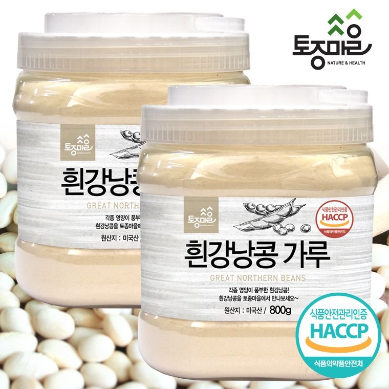 토종마을 (현대Hmall) [토종마을]HACCP인증 흰강낭콩가루 800g X 2통
