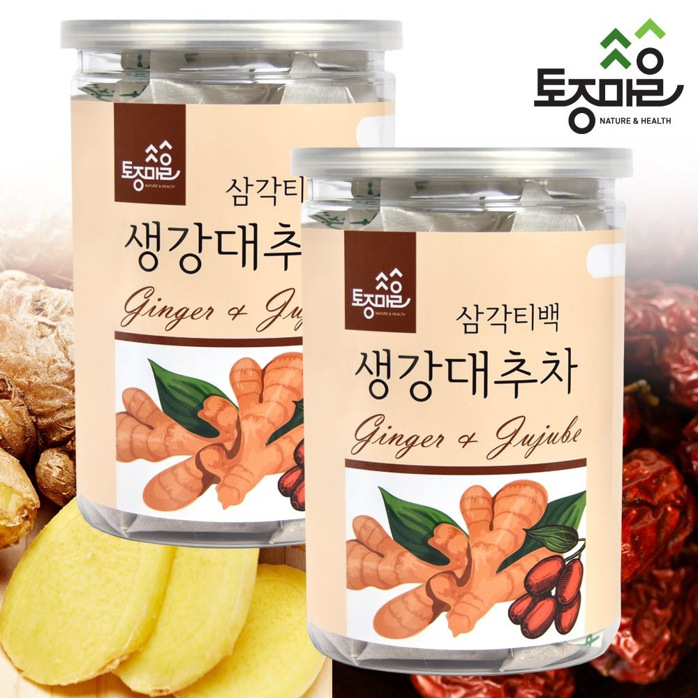 토종마을 (현대Hmall) [토종마을]국산 생강대추차 30티백 X 2통