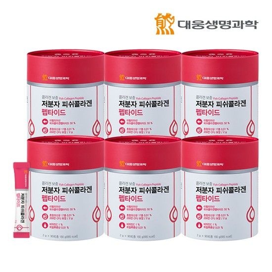 저분자 피쉬 콜라겐 펩타이드 6통 (540포) (없음)