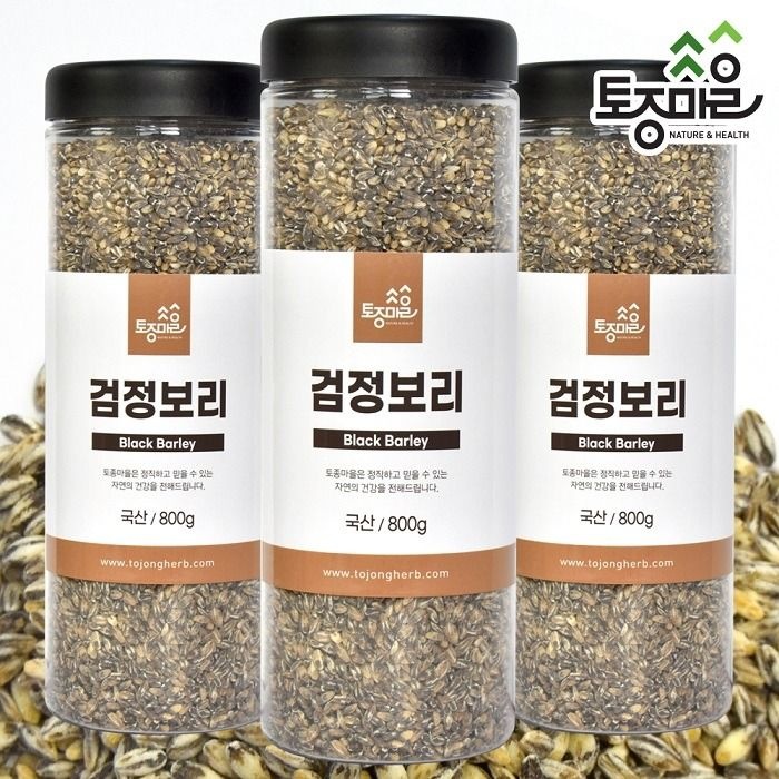 토종마을 (현대Hmall) [토종마을]국산 검정보리 800g X 3통