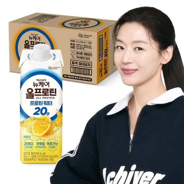 대상웰라이프 건강식품관 [대상웰라이프] 뉴케어 올프로틴 20g 프로틴워터 레몬맛 (350mlx18팩), 1박스 579232