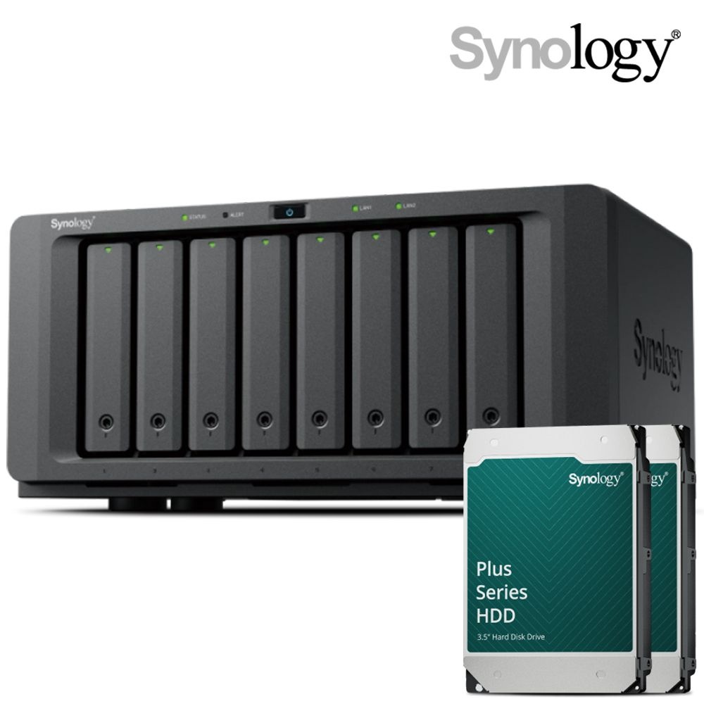 시놀로지 시놀로지 나스 DS1825neo+ NAS 24TB [12TBx2] HDD HAT3310 포함
