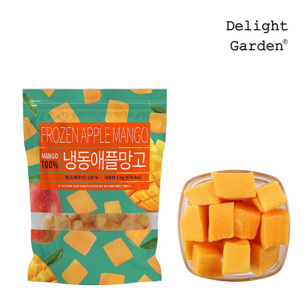 (현대Hmall) [딜라잇가든]냉동 애플망고(청크) 1kg