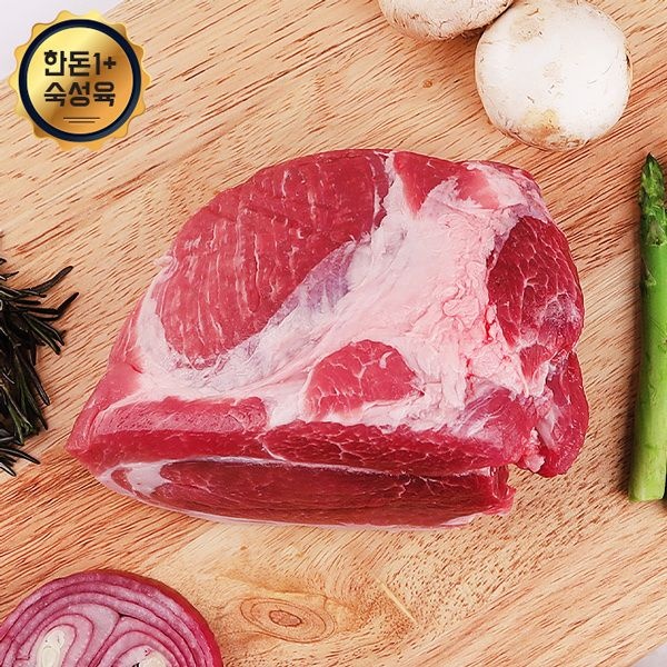 (현대Hmall) [냉장][한돈1+]국내산 숙성 돼지고기 뒷다리살(수육용) 600g
