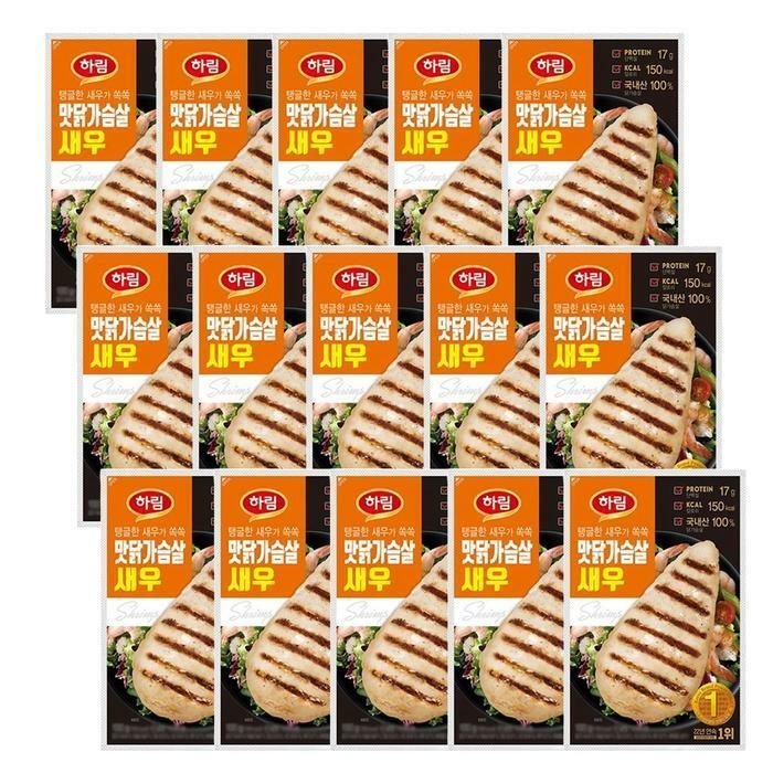 (현대Hmall) 하림 맛닭가슴살 새우 100g 15봉
