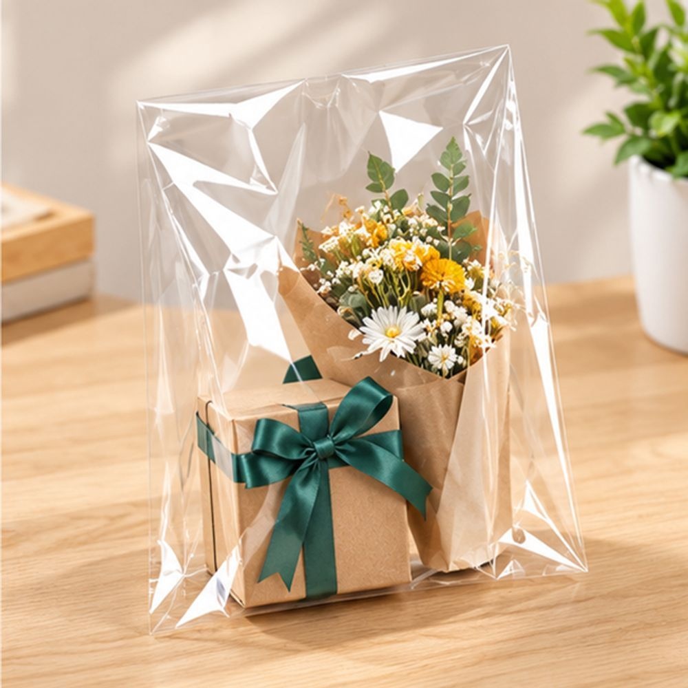 비접착 OPP봉투 포장용 투명비닐 17cmX25cm 200매
