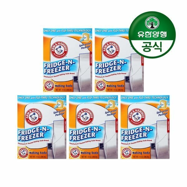 (현대Hmall) 유한양행 암앤해머 프리지앤프리저 냉장고 탈취제(스탠드형)5개