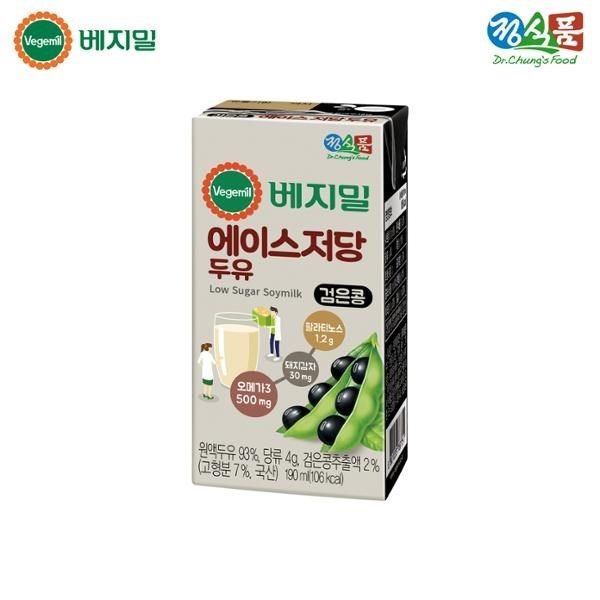 베지밀 에이스 저당두유 190mlx80팩