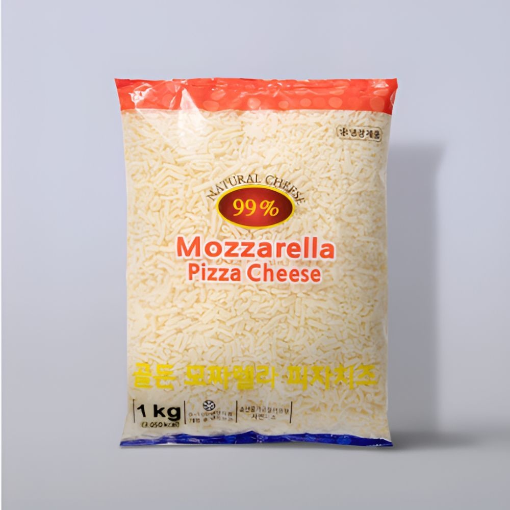 집에서 피자집 완성, 자연치즈 99% 모짜렐라 슈레드 3종 1kg