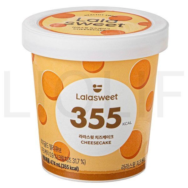 라라스윗 아이스크림 치즈케이크 아이스밀크 (냉동) 474ml 1개