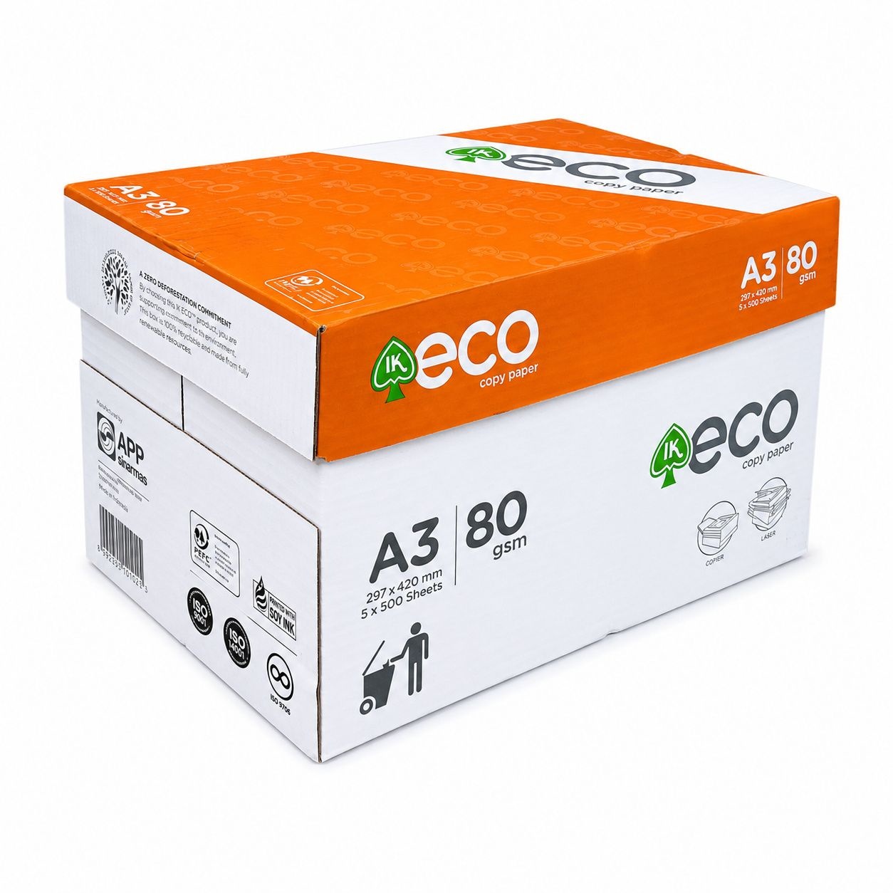 에코 A3 80g 2500매 1박스