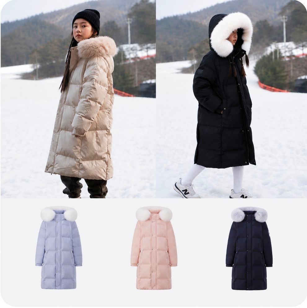 O스노우롱다운자켓 1BKPAWU905