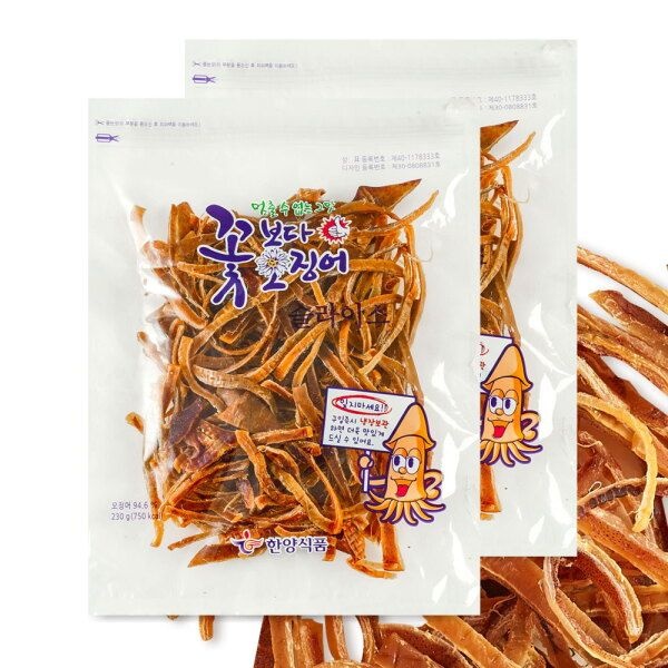 [한양식품] 꽃보다오징어 오리지날 슬라이스 230g + 230g