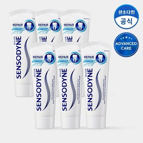 리페어 앤 프로텍트 치약 100g x6개 (없음)