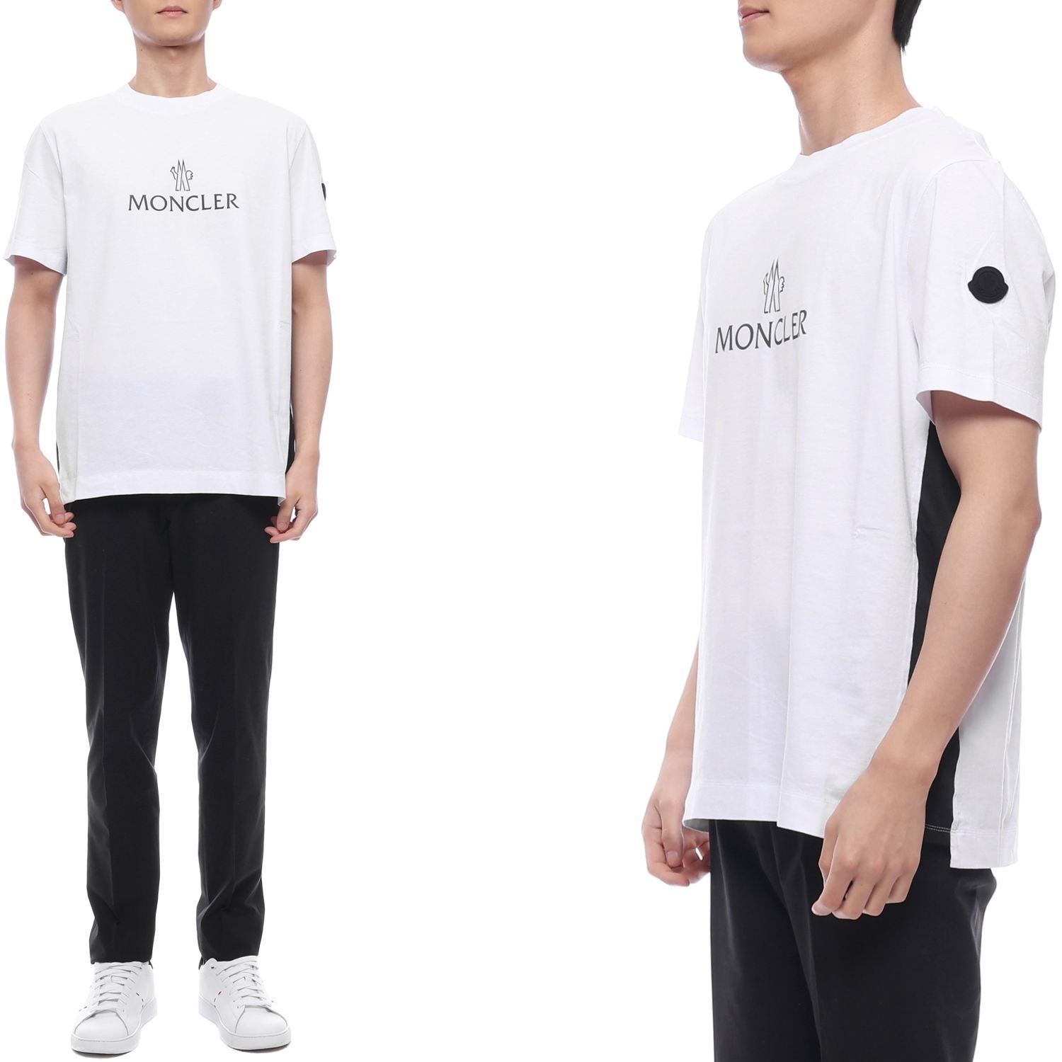 몽클레르 25SS 남성 로고 프린트 반팔티셔츠 (8C00024 829H8 001 25S)