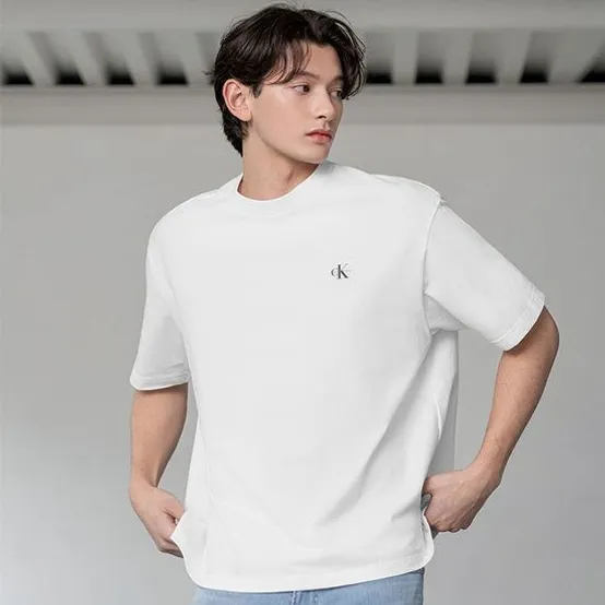 캘빈클라인진 캘빈클라인 진남녀공용 2PK 모노그램 로고 반팔 티셔츠4RAB217-3GE 1126676