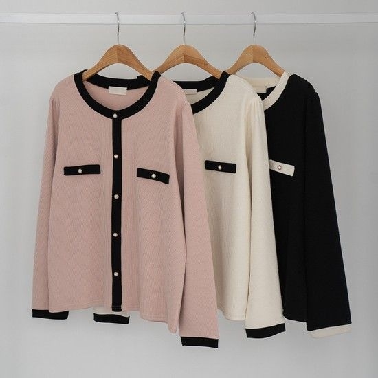 엄마옷 마담4060 [리센]안나배색퍼프 여성 데일리 티셔츠 -RLTE2603007-