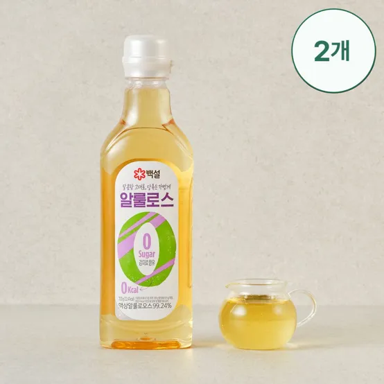 백설 알룰로스 [설탕의 단맛 그대로, 제로칼로리] 700g, 2개