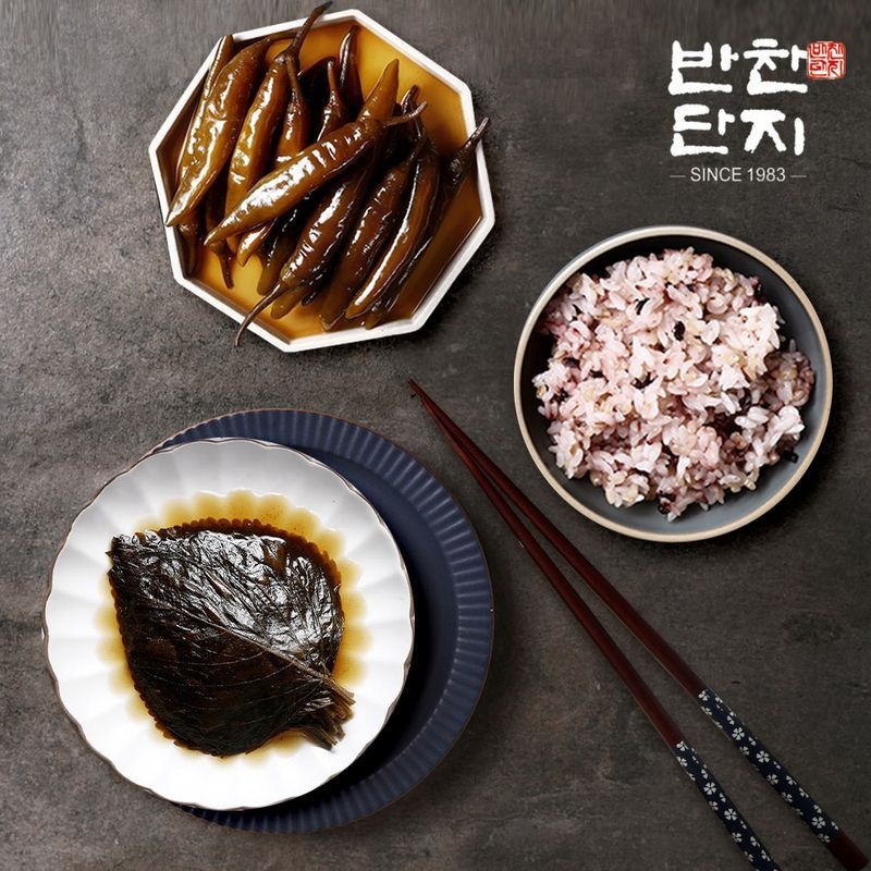 (주)반찬단지 반찬단지 청양간장고추 1kg + 간장깻잎 1kg