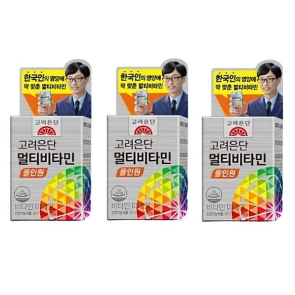 고려은단 멀티 비타민 올인원 30정 1560mg 3개