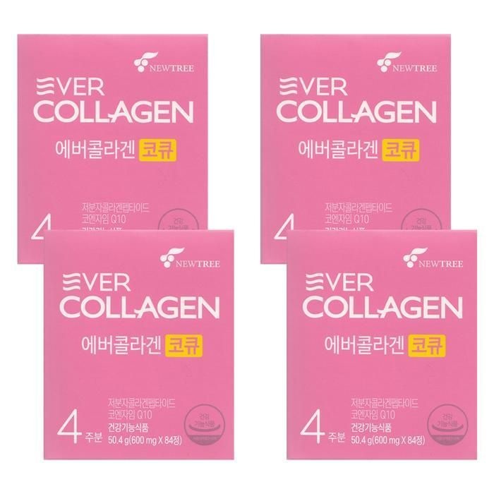 [뉴트리]  에버콜라겐 코큐 600mg x 84정 4개 -SDL-