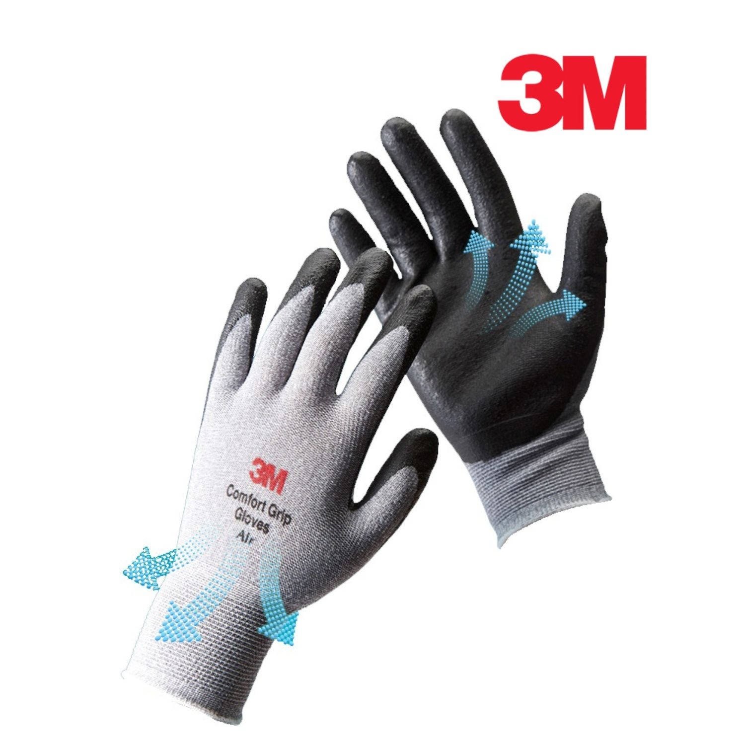 3M 컴포트그립 에어 Air 사계절 여름특화 안전 작업 코팅장갑