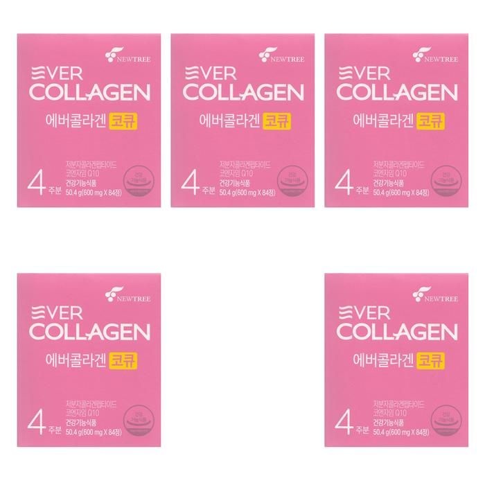 [뉴트리]  에버콜라겐 코큐 600mg x 84정 5개 -SDL-