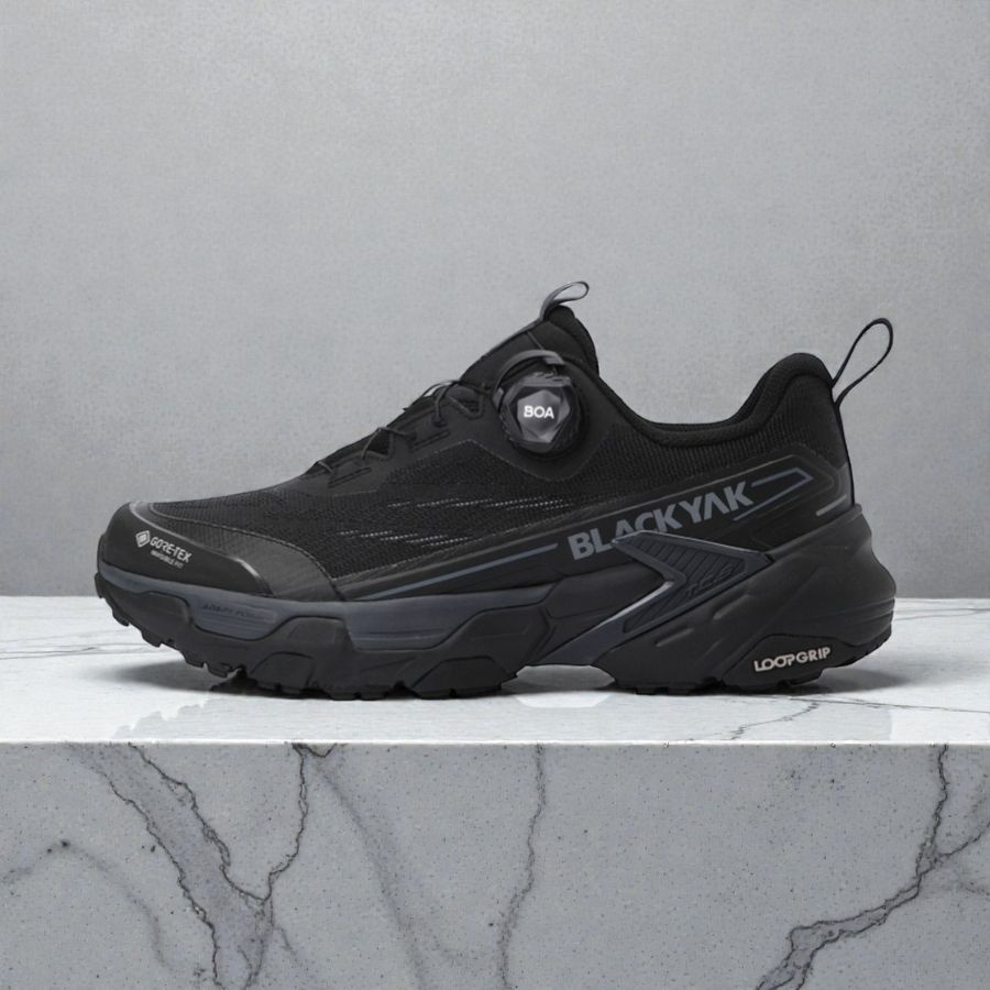 블랙야크 공용 트레킹화 트레일 엑스 01 GTX BLACK ABYSHXV928BK