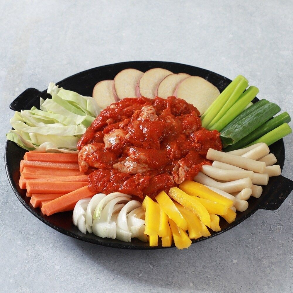 [춘천닭갈비]국내산 닭으로 만든 순살 춘천닭갈비 500 x 5팩