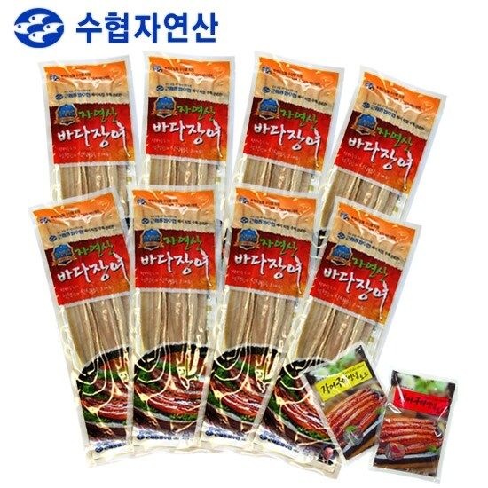 [근해통발수협] 프리미엄 자연산 바다장어 240g(3미) x 8팩 / 소스(매운맛4,...