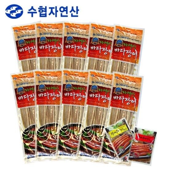 [근해통발수협] 프리미엄 자연산 바다장어 240g(3미) x 10팩 / 소스(매운맛4,...