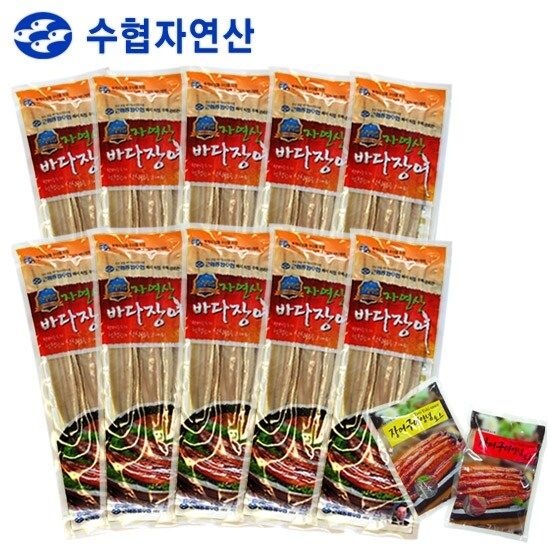 [근해통발수협] 프리미엄 자연산 바다장어 260g(5미) x 10팩 / 소스(매운맛4,...