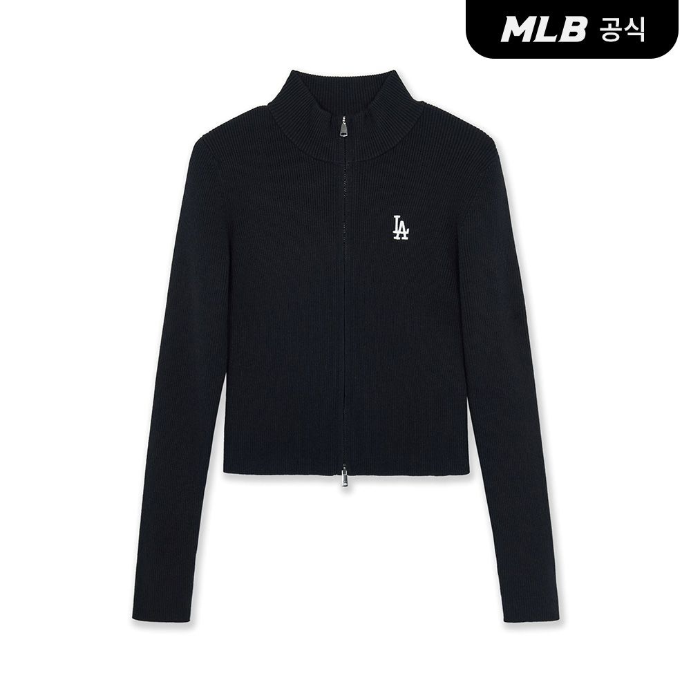 [공식] 26FW 여성 베이직 립 집업 가디건 LA (Black) 3FKCB0564-07BKS