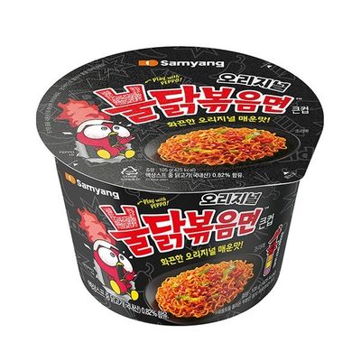 큰컵라면 삼양 불닭볶음면 105g 16개