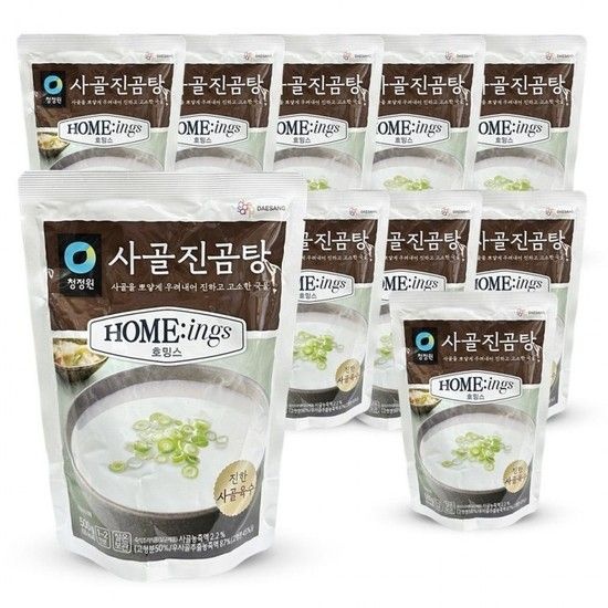 청정원 사골 진곰탕 500g 10개