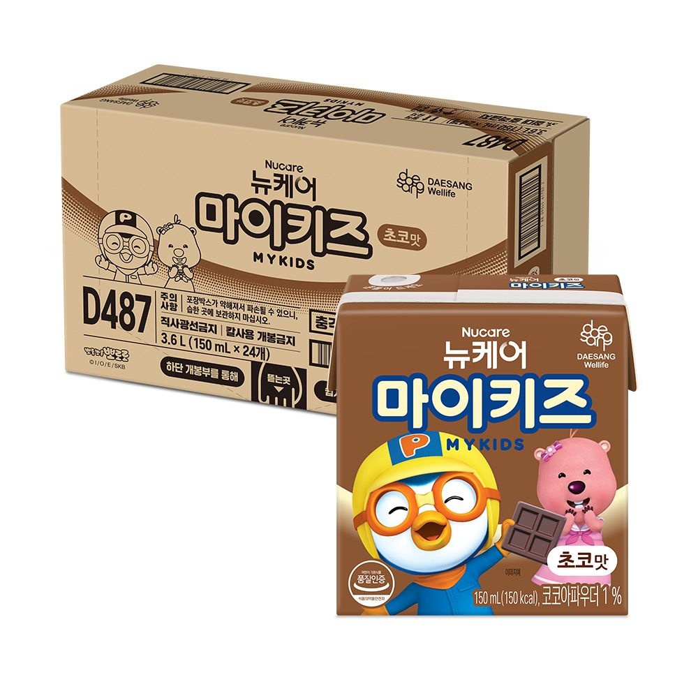 [롯데백화점] 웰라이프 [대상웰라이프] 뉴케어 마이키즈 초코 (150mlx24팩)